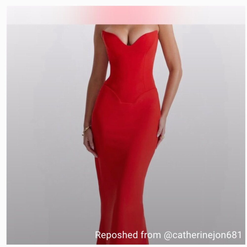 House of CB - Red Tamara Dress